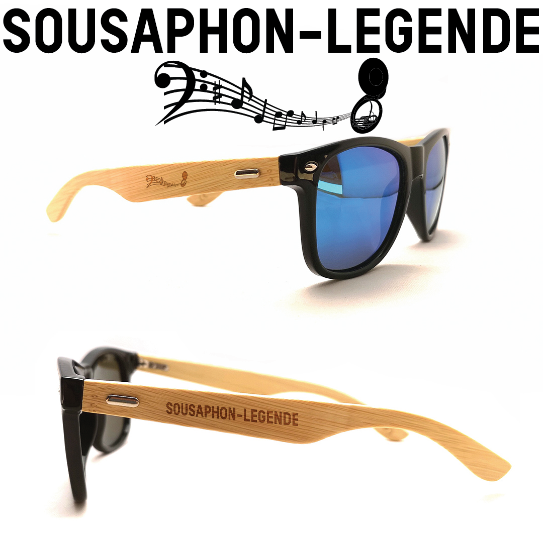 Musiker Sonnenbrillen Sousaphon Legende