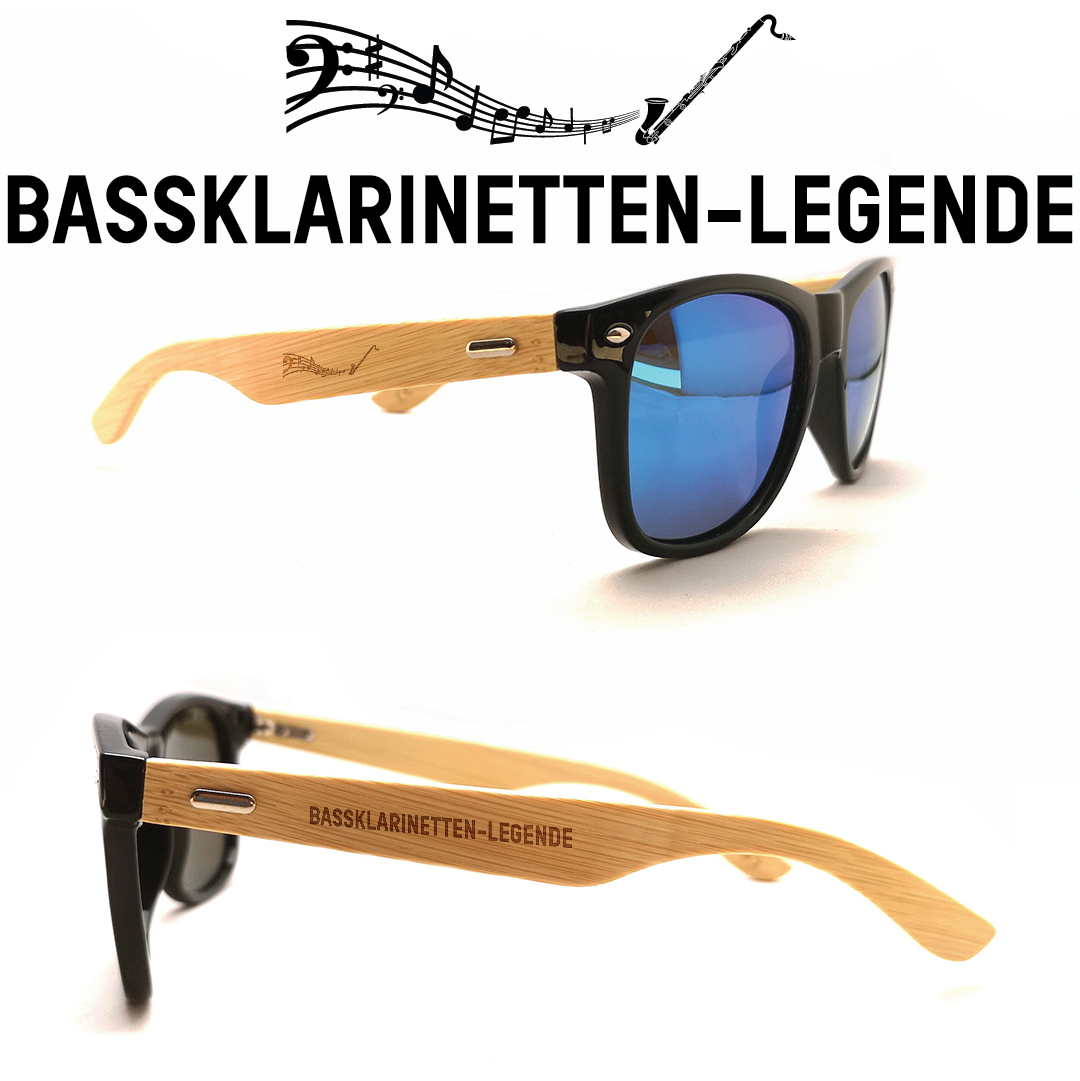 Musiker Sonnenbrillen Klarinette Legende