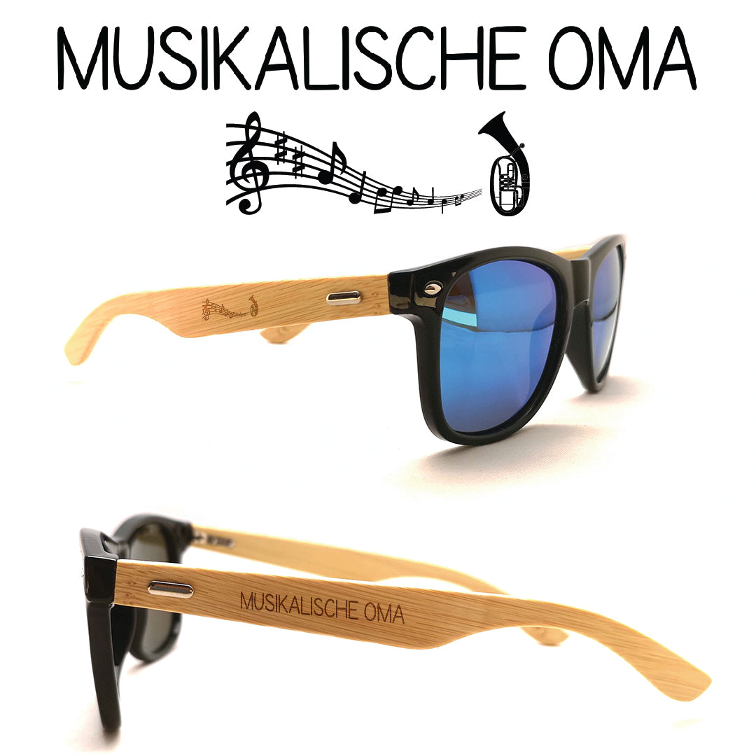 Musiker Sonnenbrillen Tenorhorn Oma