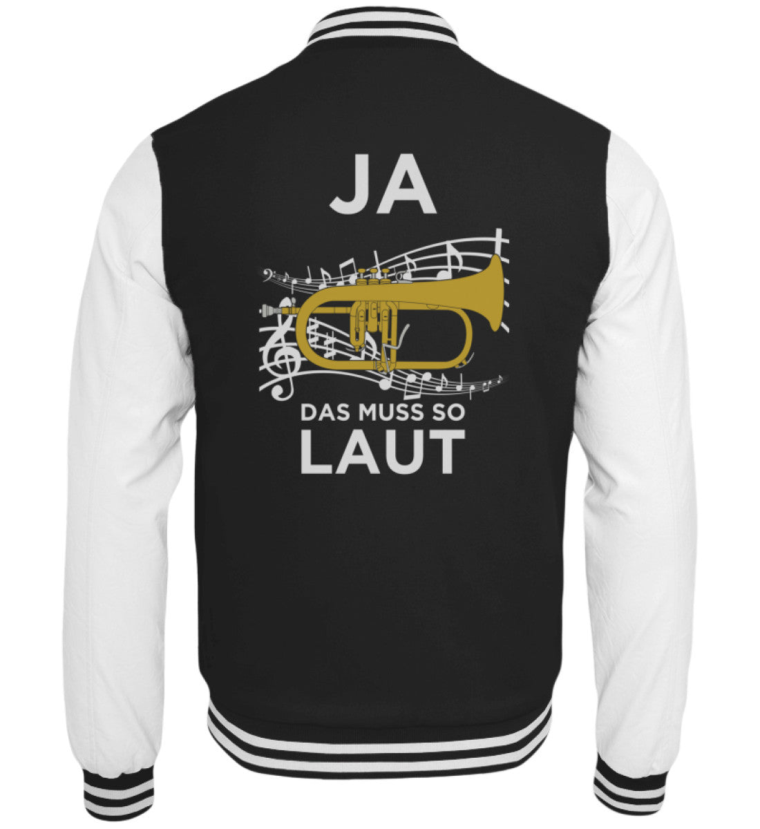 Flügelhorn Muss so laut College-Jacke