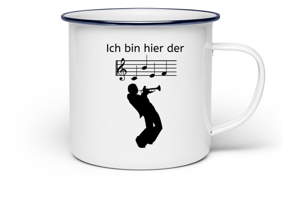 Emaille Tasse Trompete