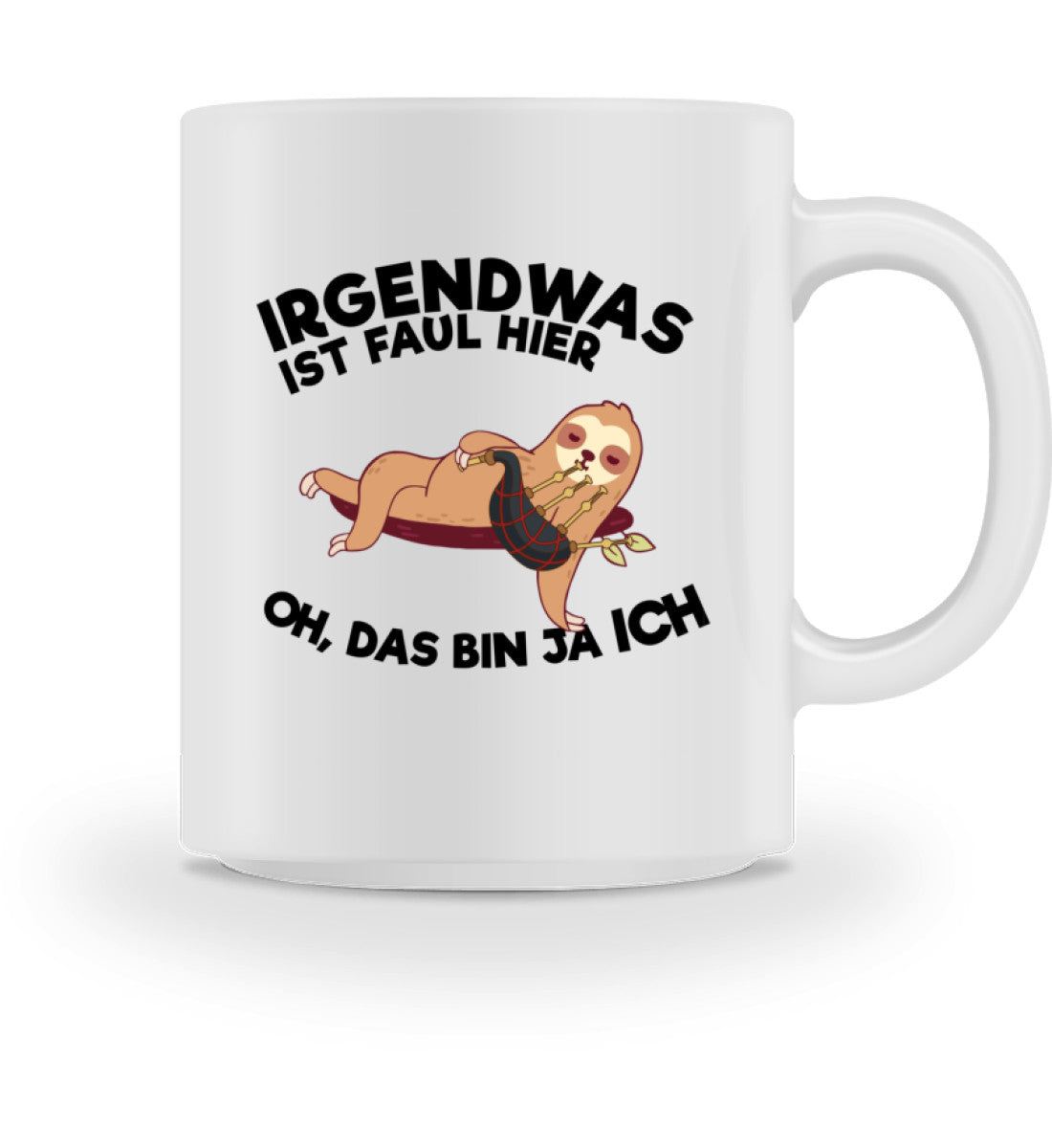 Dudelsack Tasse Faultier