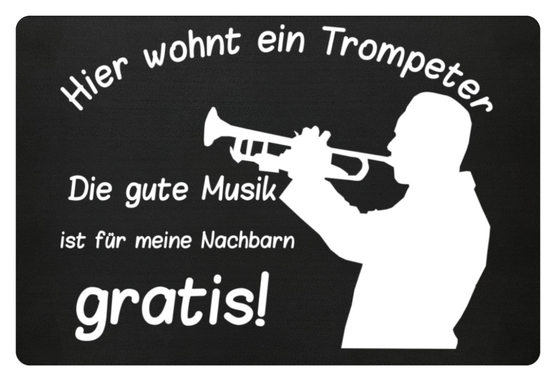 Fußmatte Trompete