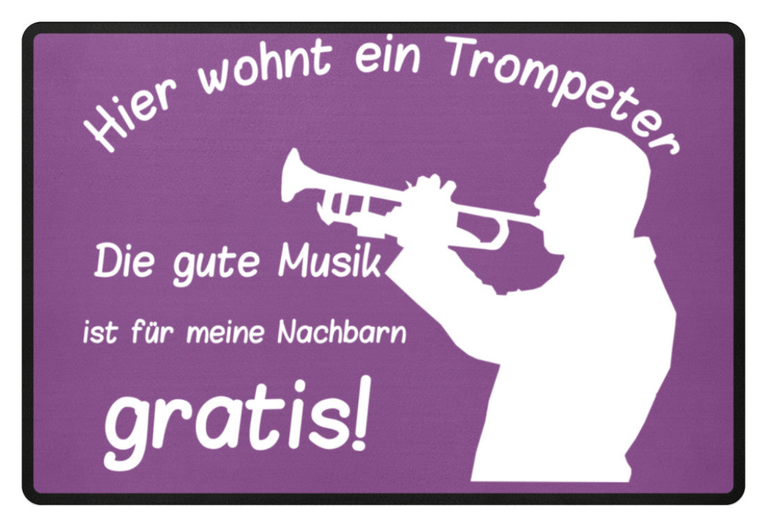 Fußmatte Trompete