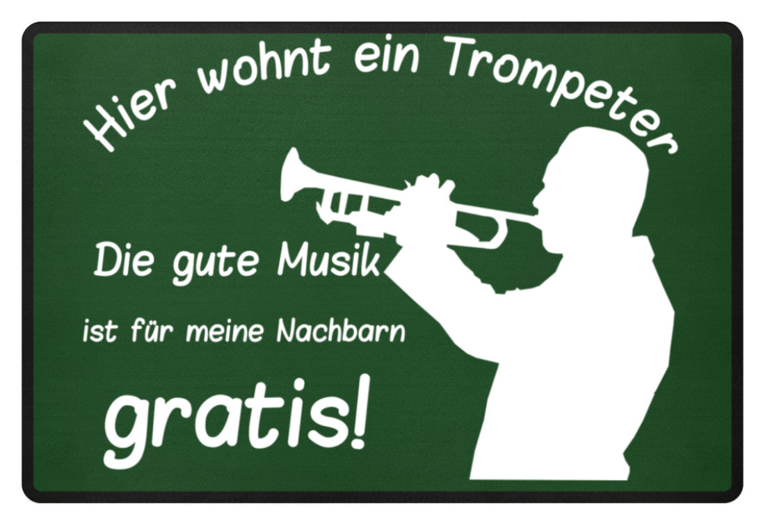 Fußmatte Trompete