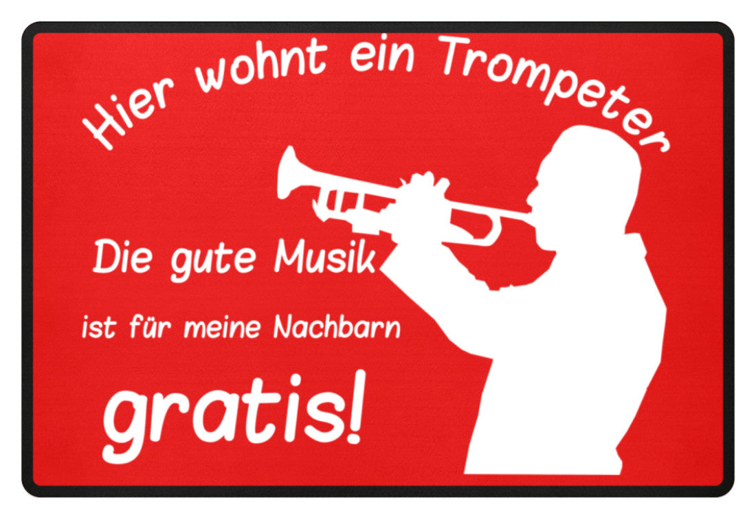 Fußmatte Trompete