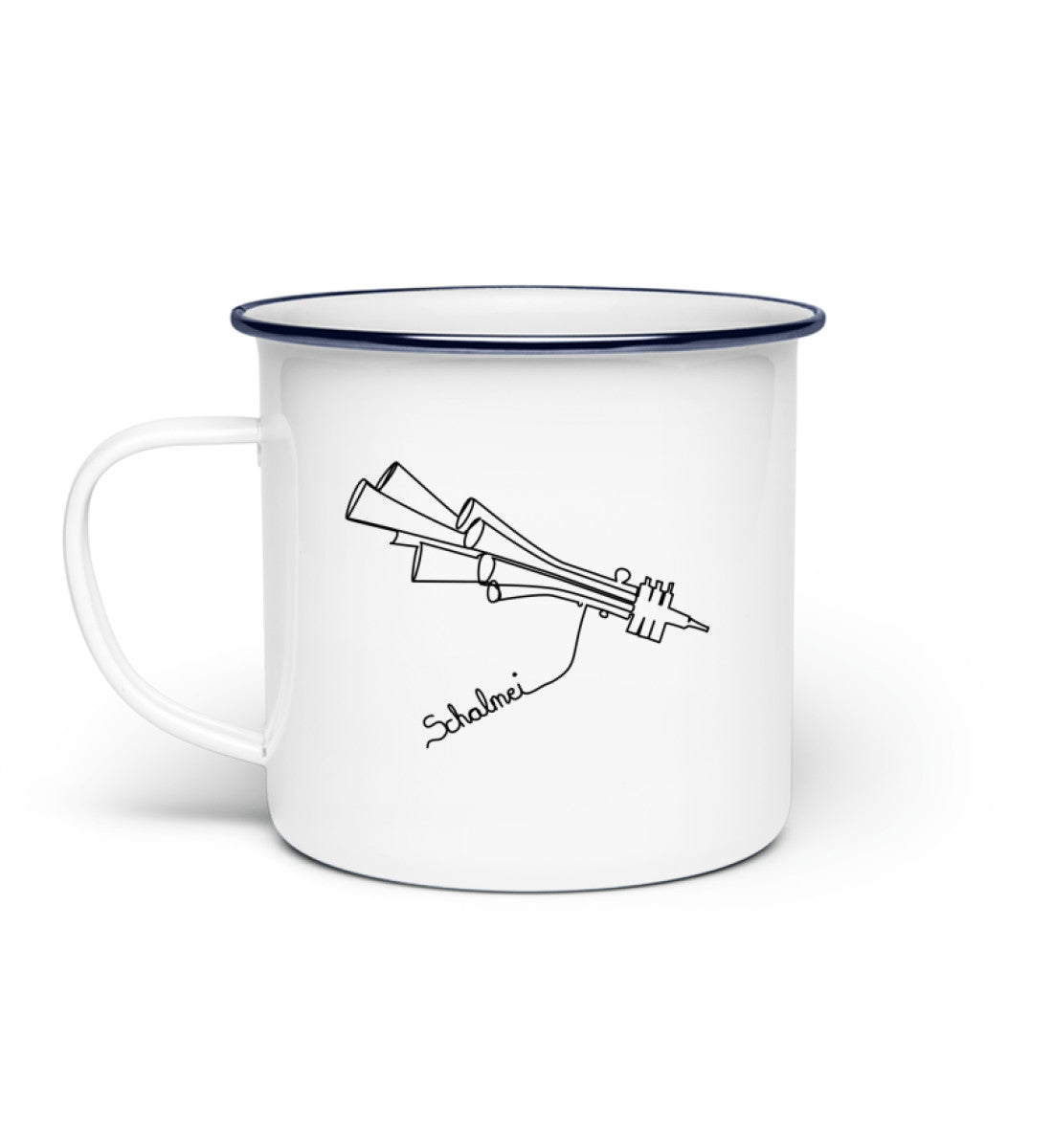 Schalmei Emaille Tasse