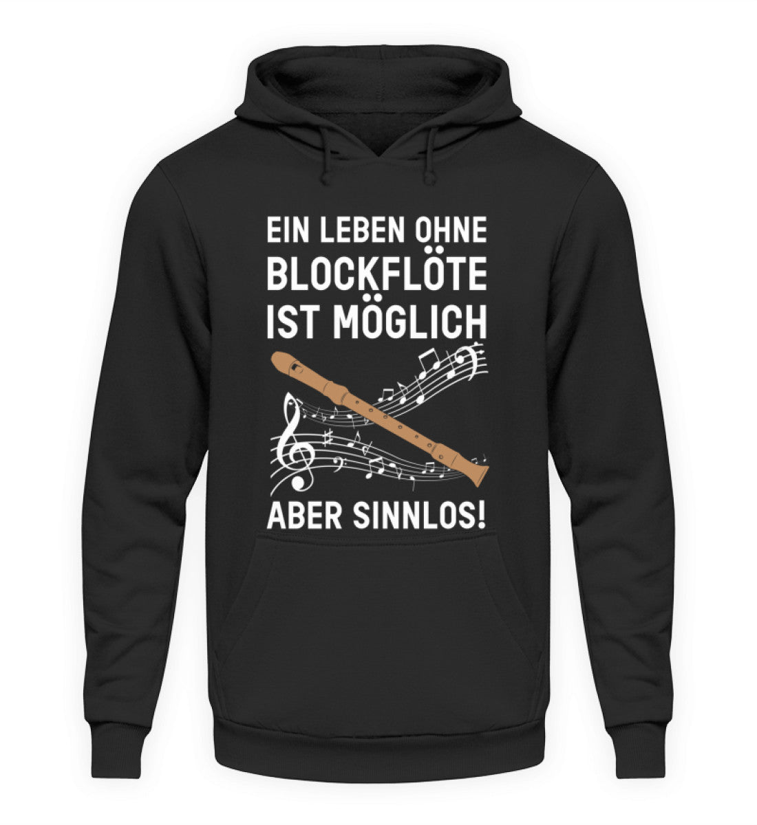 Blockflöte Hoodie