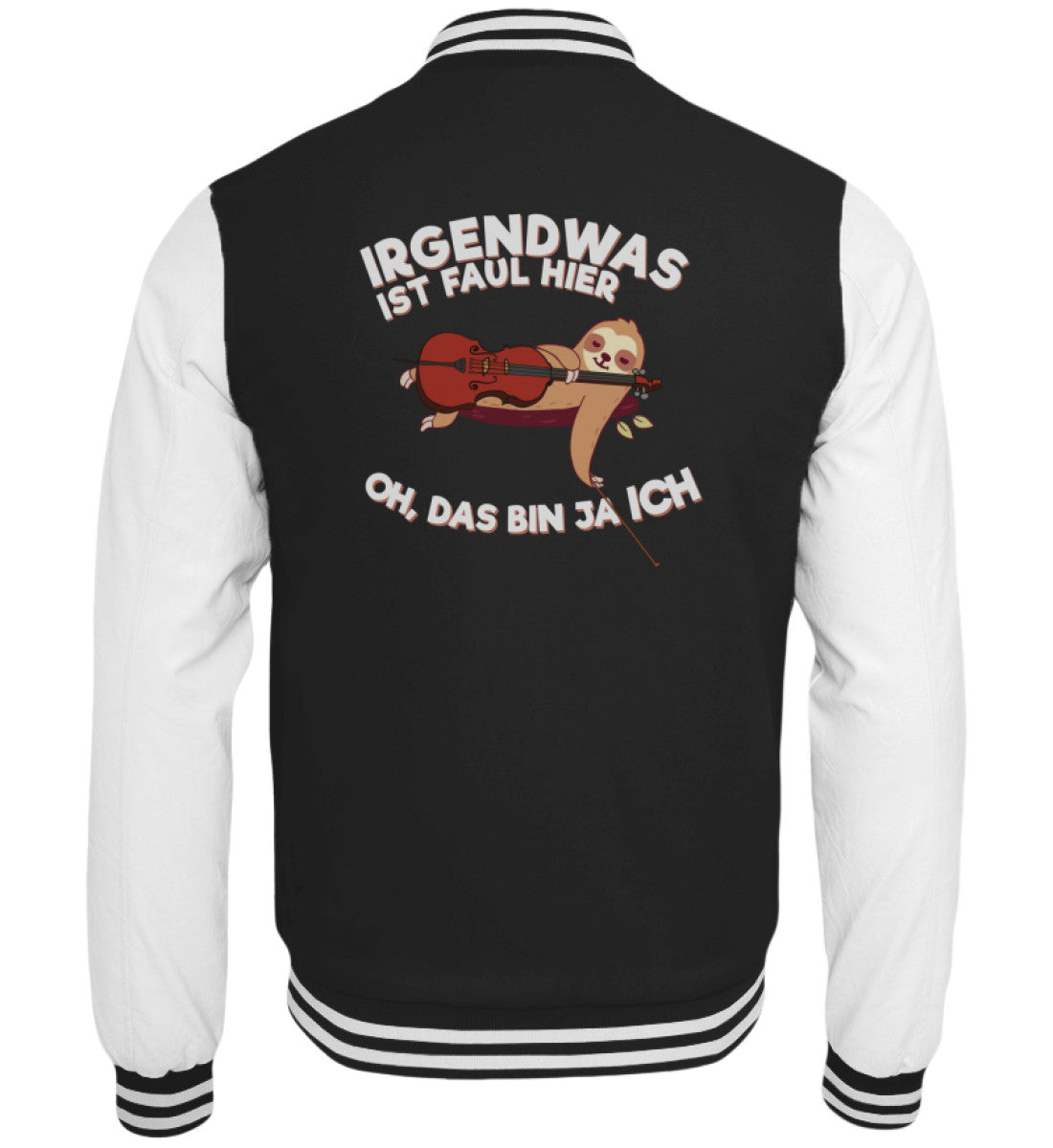 Kontrabass Faultier College-Jacke