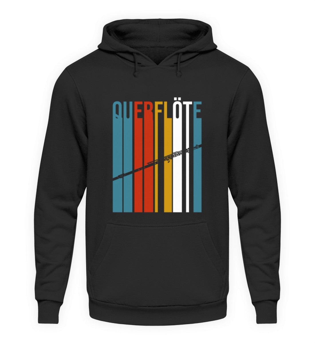 Querflöte Retro Hoodie