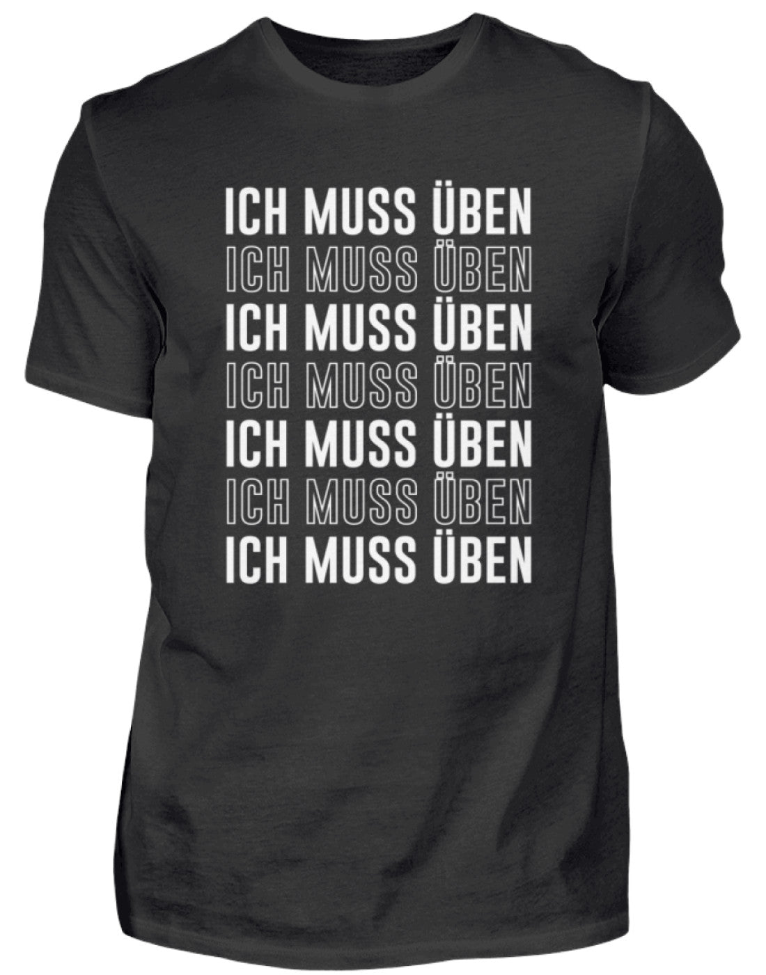 Lustiges Musiker T-Shirt Ich muss üben