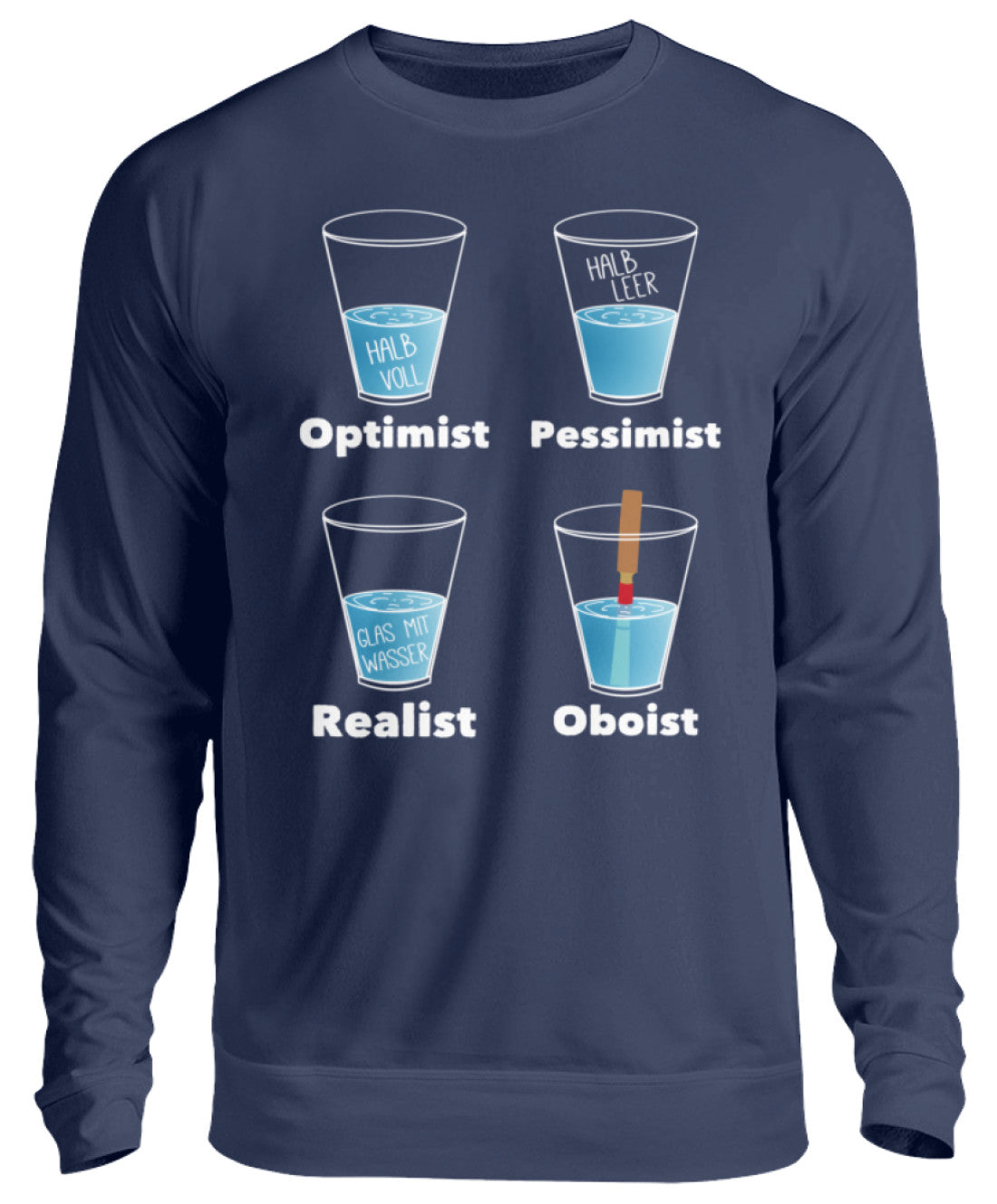 Lustiger Oboe Pullover