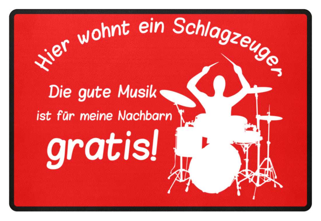 Fußmatte Schlagzeug