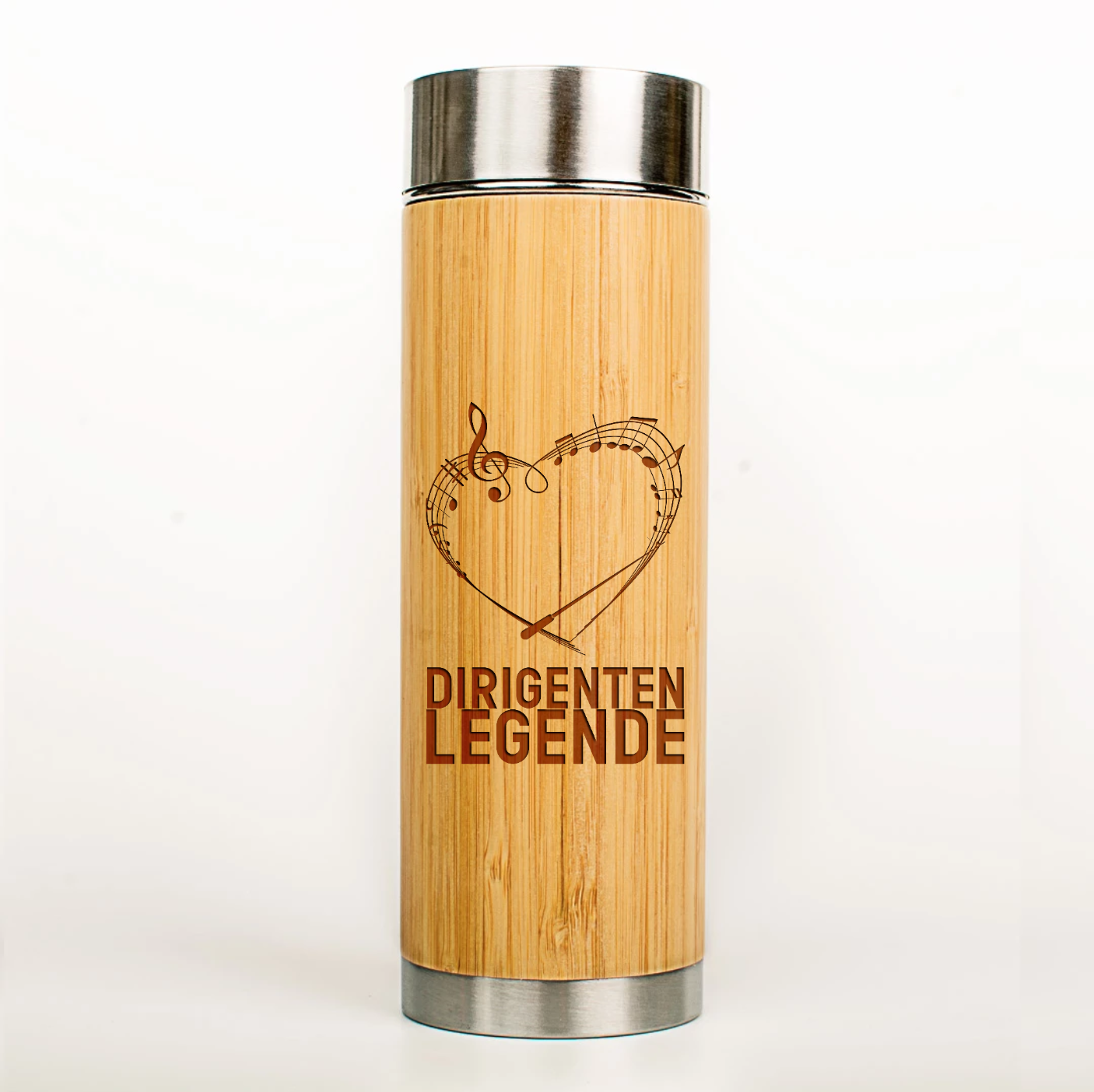 Musiker Bio-Bambus-Thermoskanne "Dirigenten Legende"