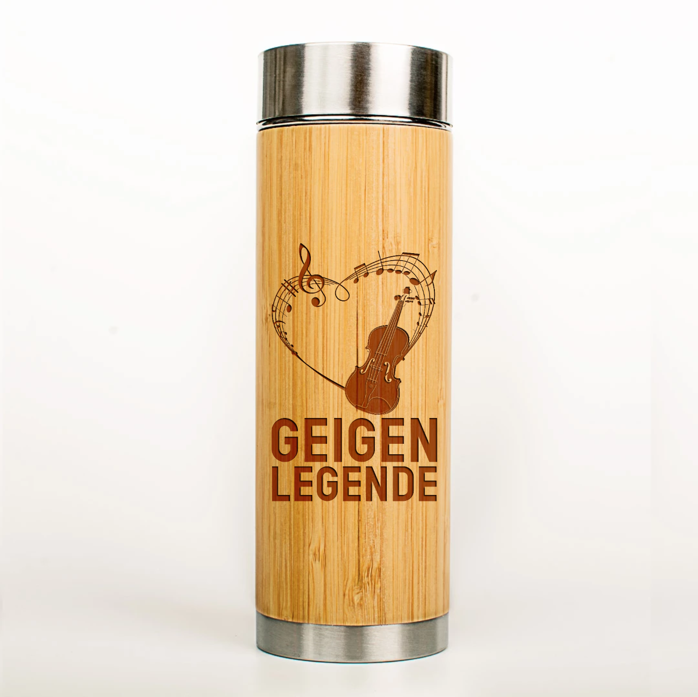 Musiker Thermoskanne Geige Legende