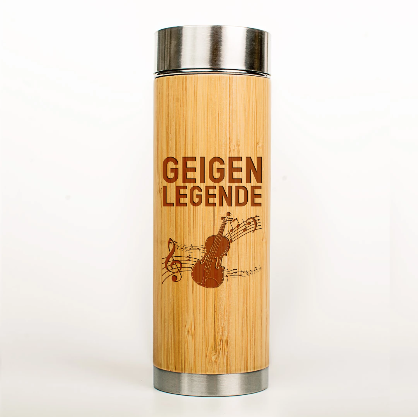 Musiker Thermoskanne Geige Legende