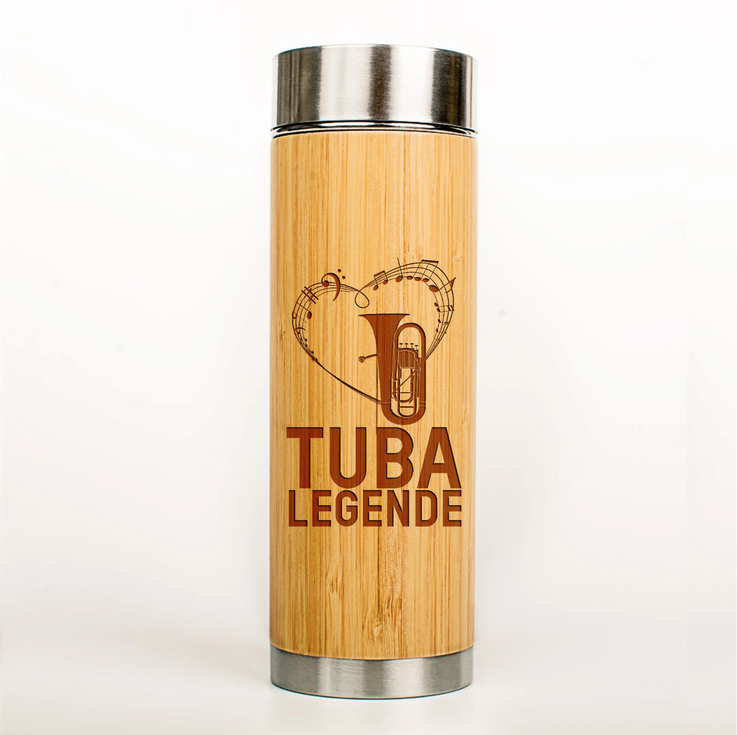 Musiker Thermoskanne Tuba Legende
