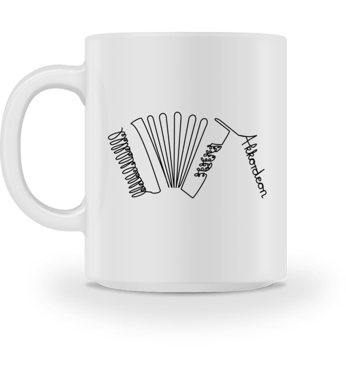 Akkordeon Kaffeetasse