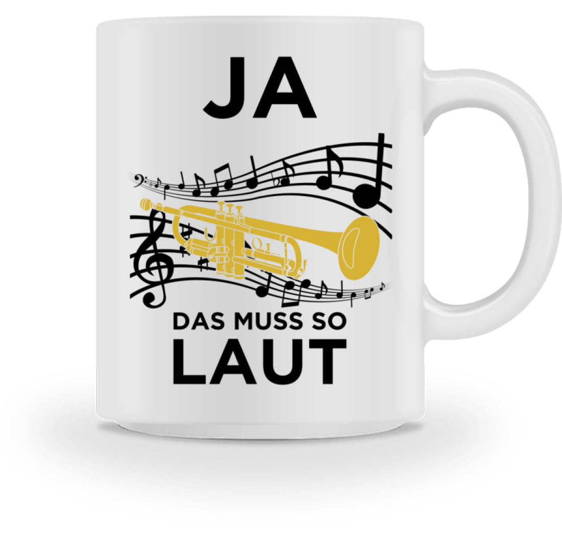 Trompete Kaffeetasse