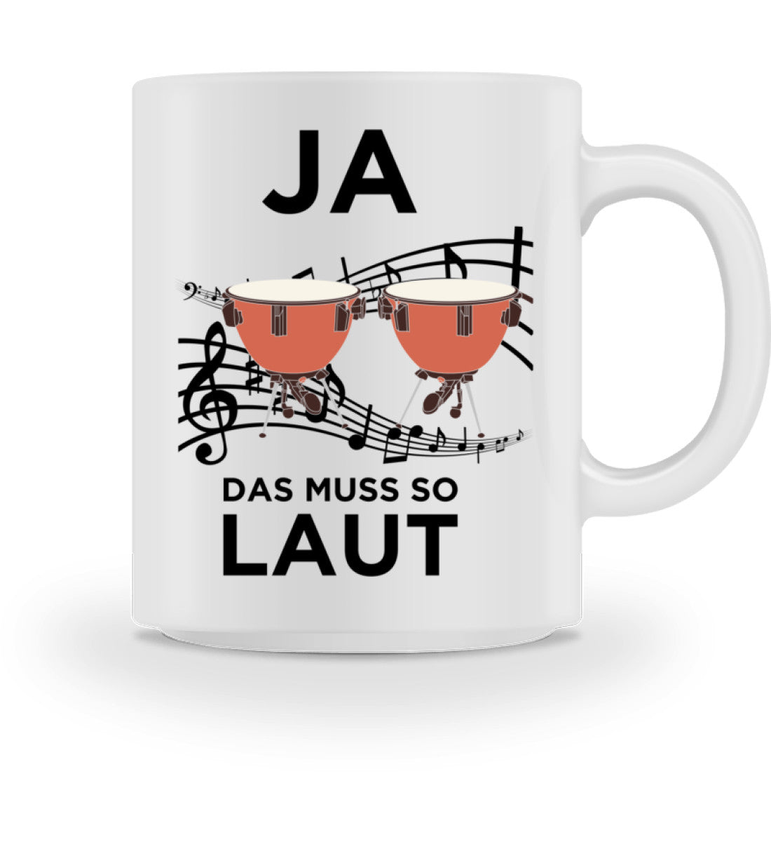 Pauker Schlagzeug Tasse