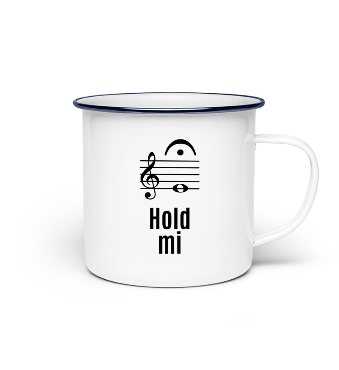 Musiker Emaille Tasse