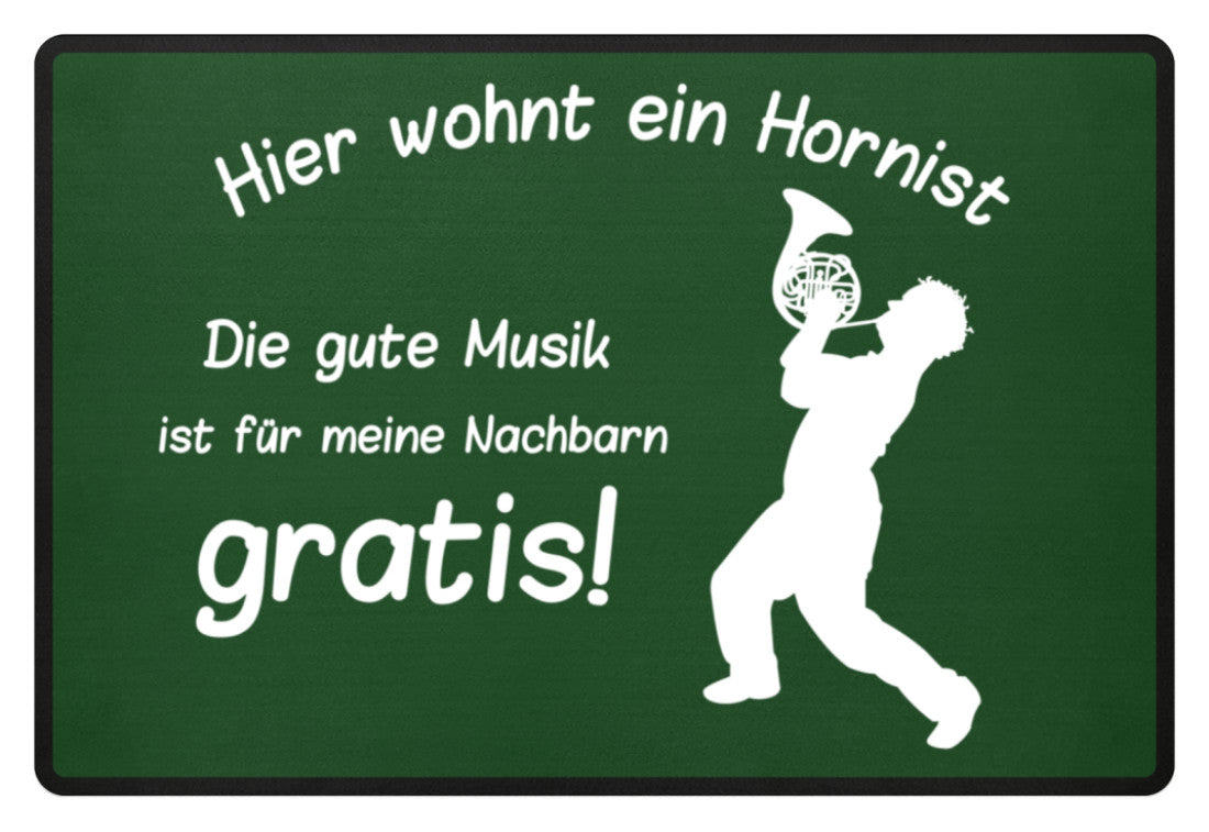 Fußmatte Hornist
