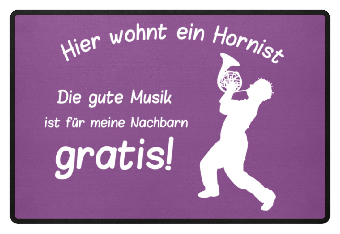 Fußmatte Hornist
