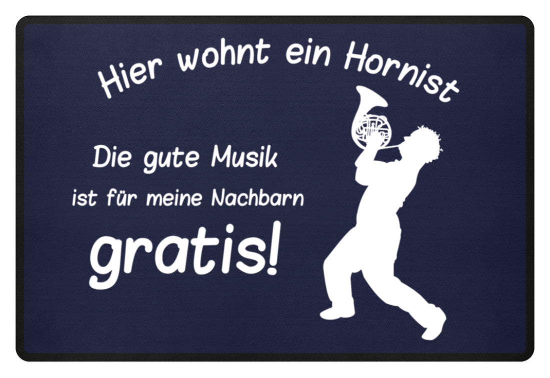 Fußmatte Hornist