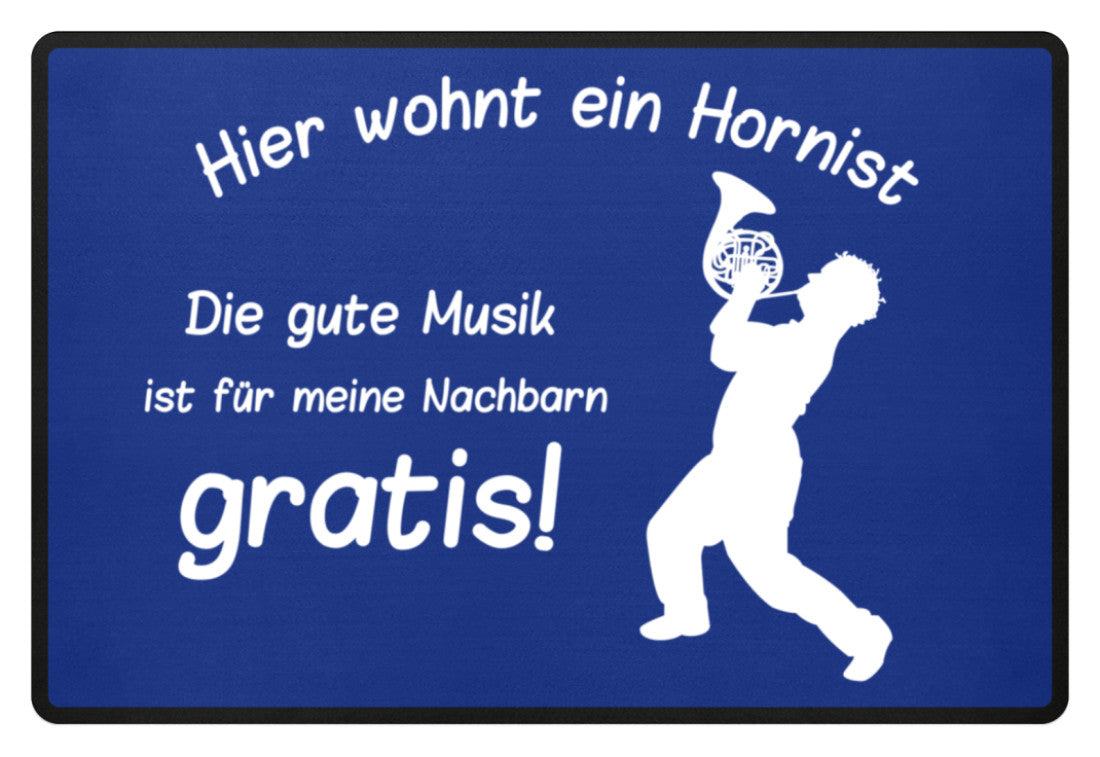 Fußmatte Hornist