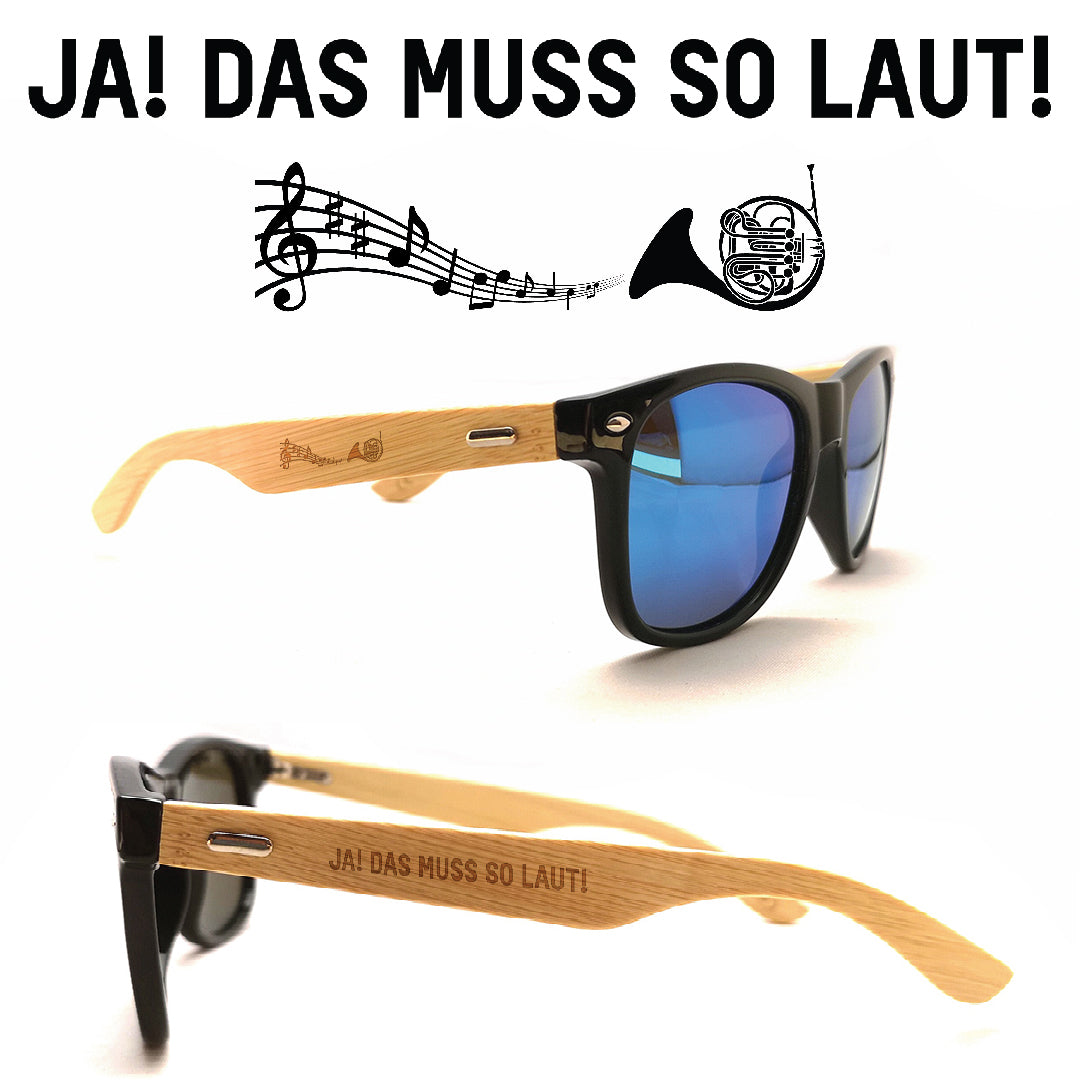 Musiker Sonnenbrillen Horn Ja Laut