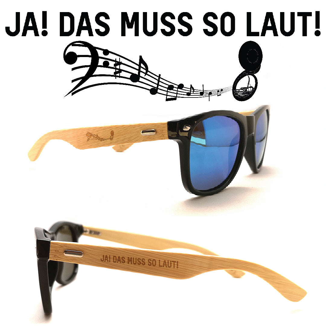 Musiker Sonnenbrillen Sousaphon Ja Laut