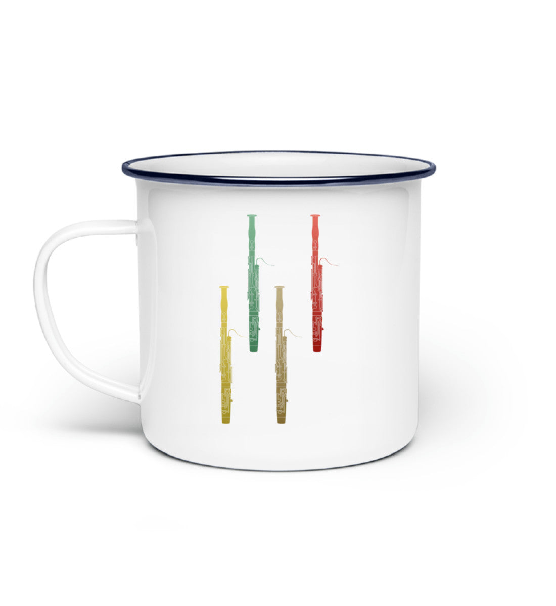 Emaille Tasse Fagott