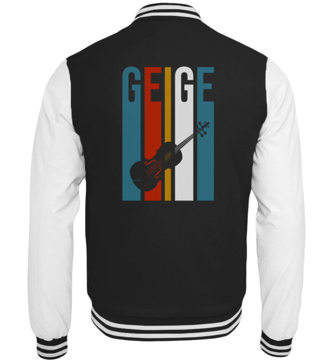 Geige Retro College-Jacke