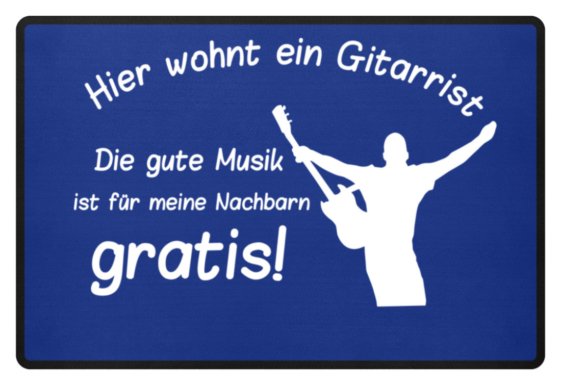 Lustige Gitarren Fußmatte