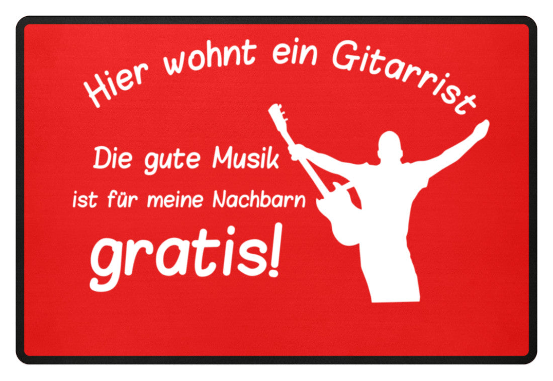 Musiker Gitarren Fußmatte