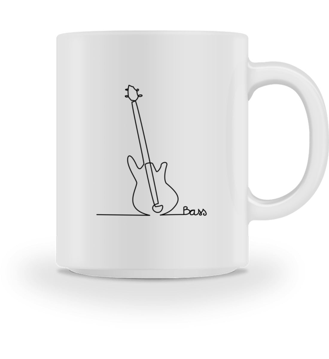Bassist Musiker Tasse