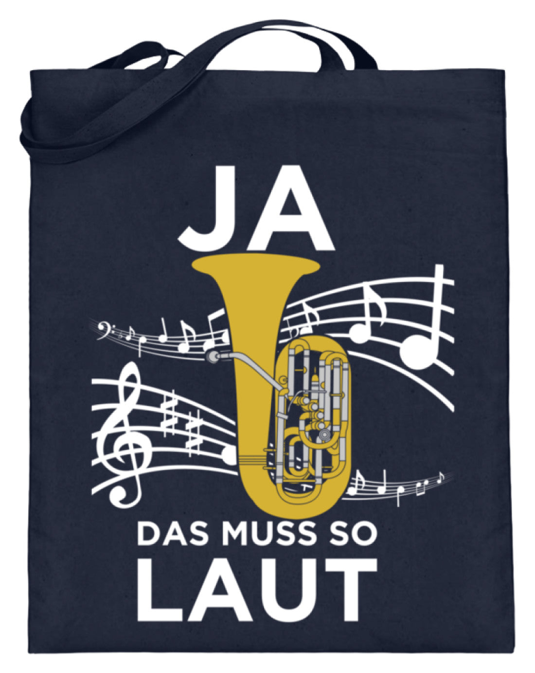 Lustige Tuba Notentasche