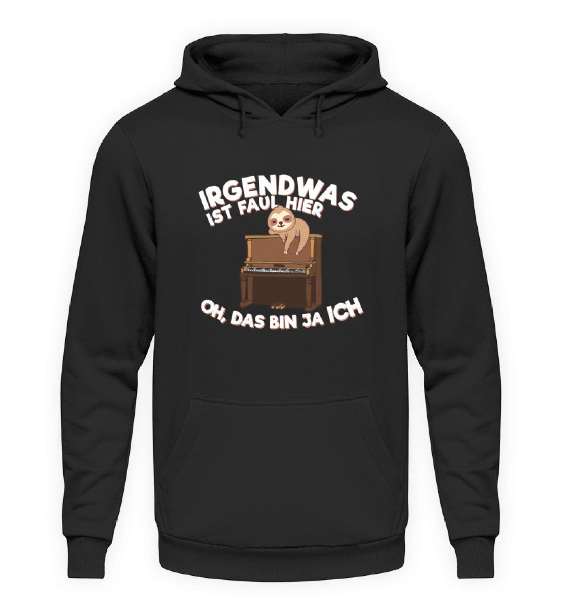 Klavier Faultier Hoodie