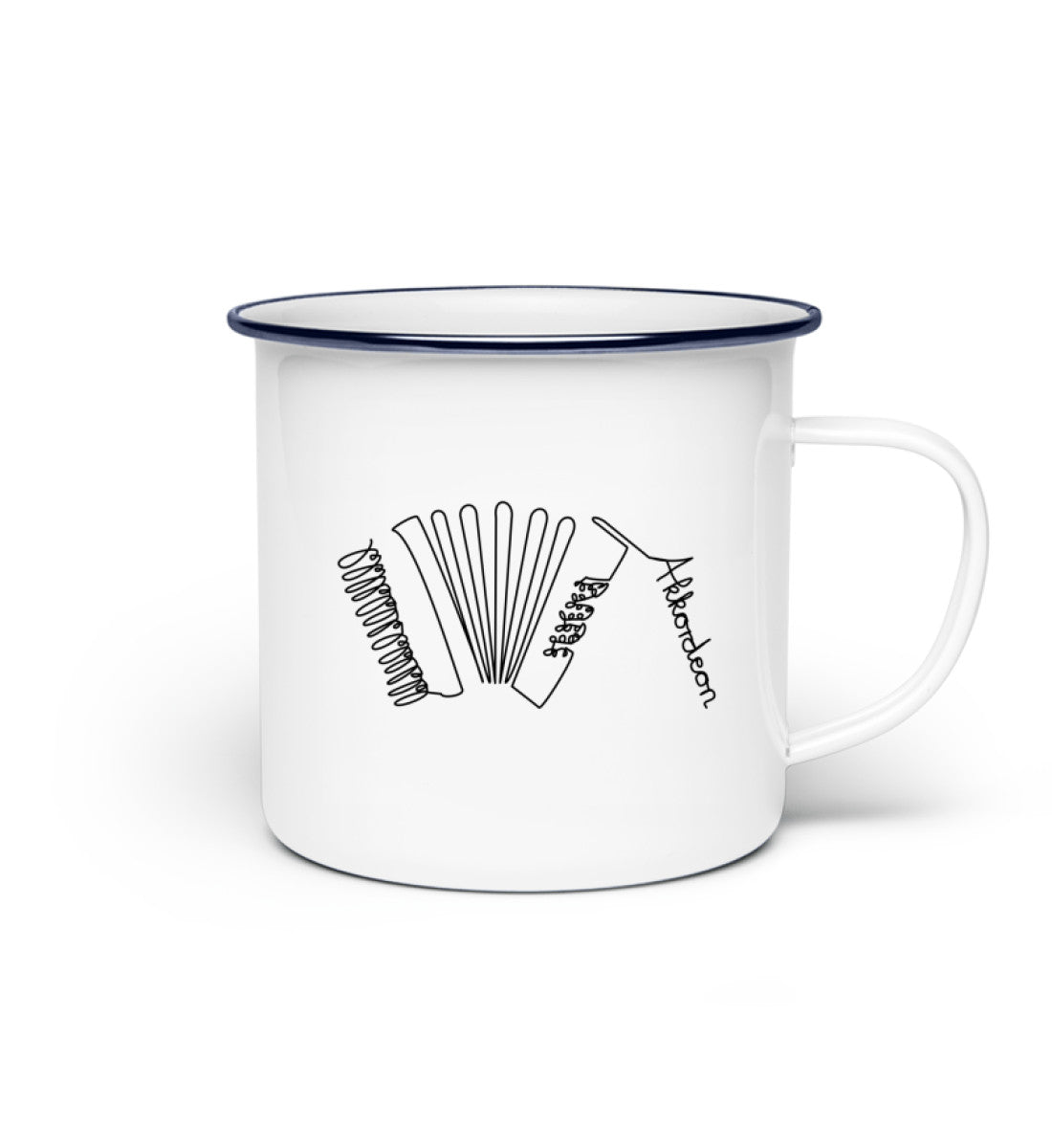 Emaille Tasse Akkordeon