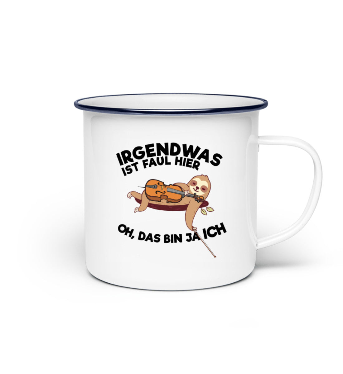 Cello Emaille-Tasse Faultier