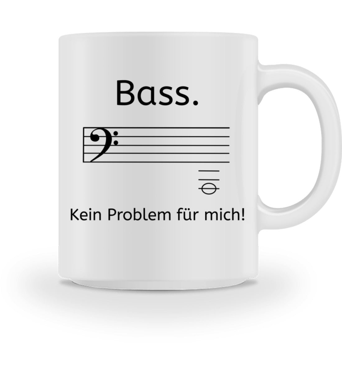 Bass Kein Problem für Mich Chor Sänger – Tasse