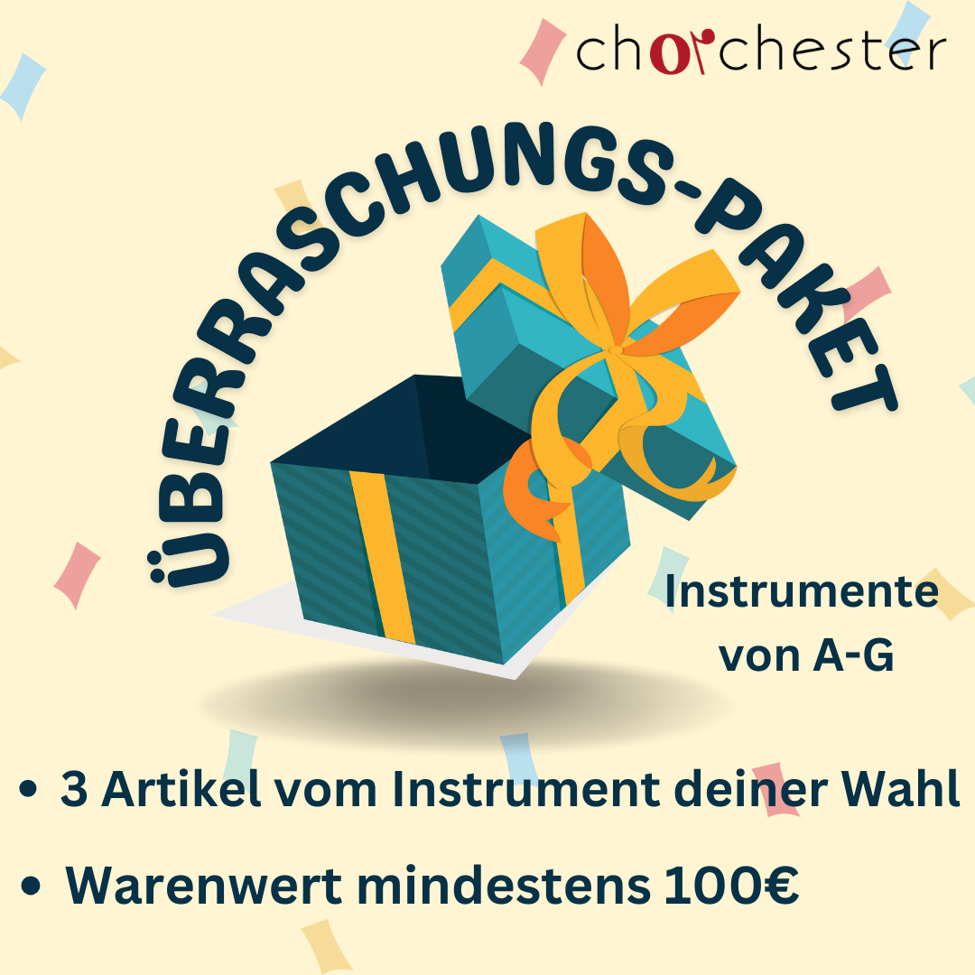 Chorchester Überraschungspaket (Instrumente A-G) – 3 Artikel