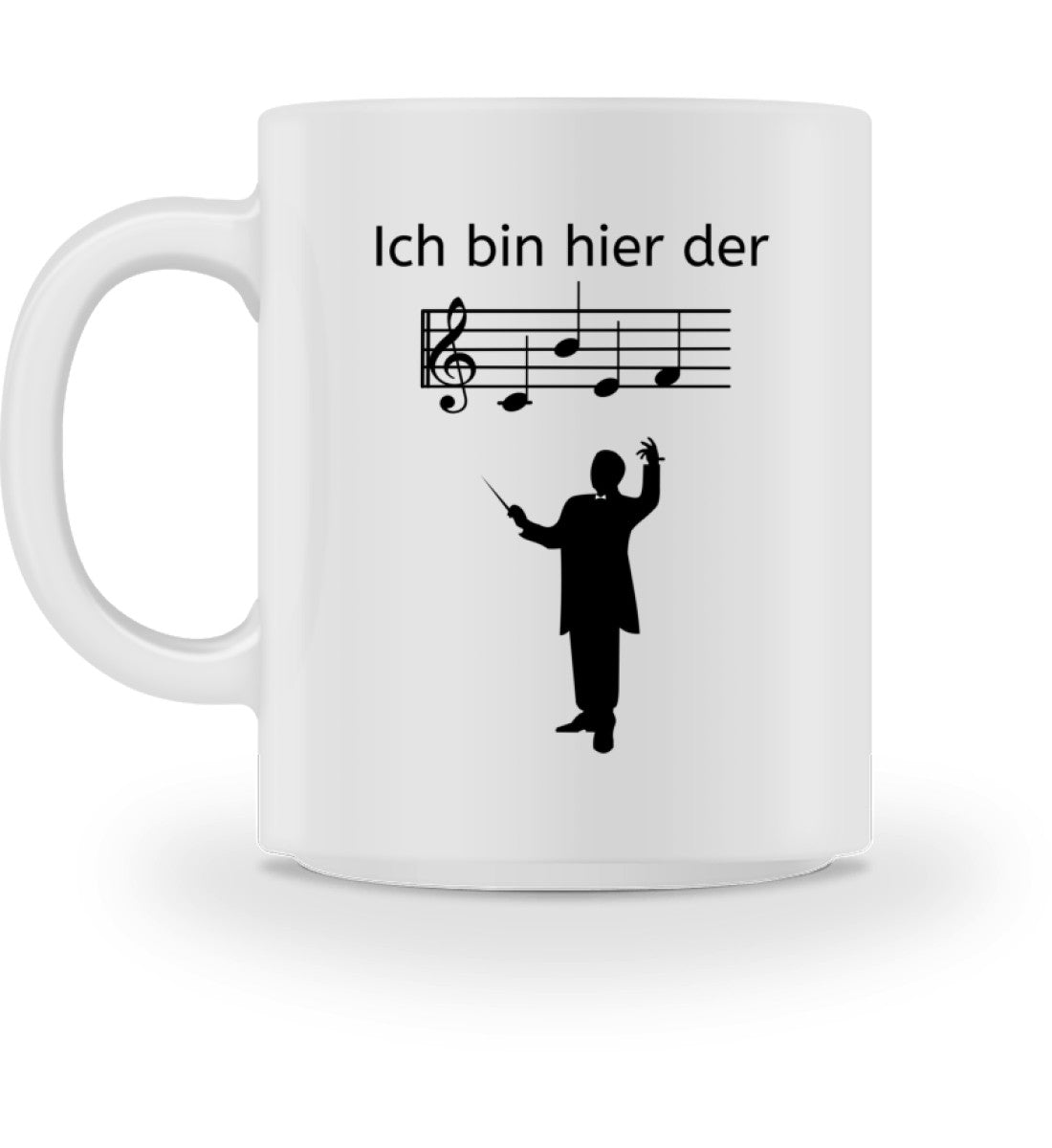 Ich bin Hier der Chef Lustige Dirigenten Tasse