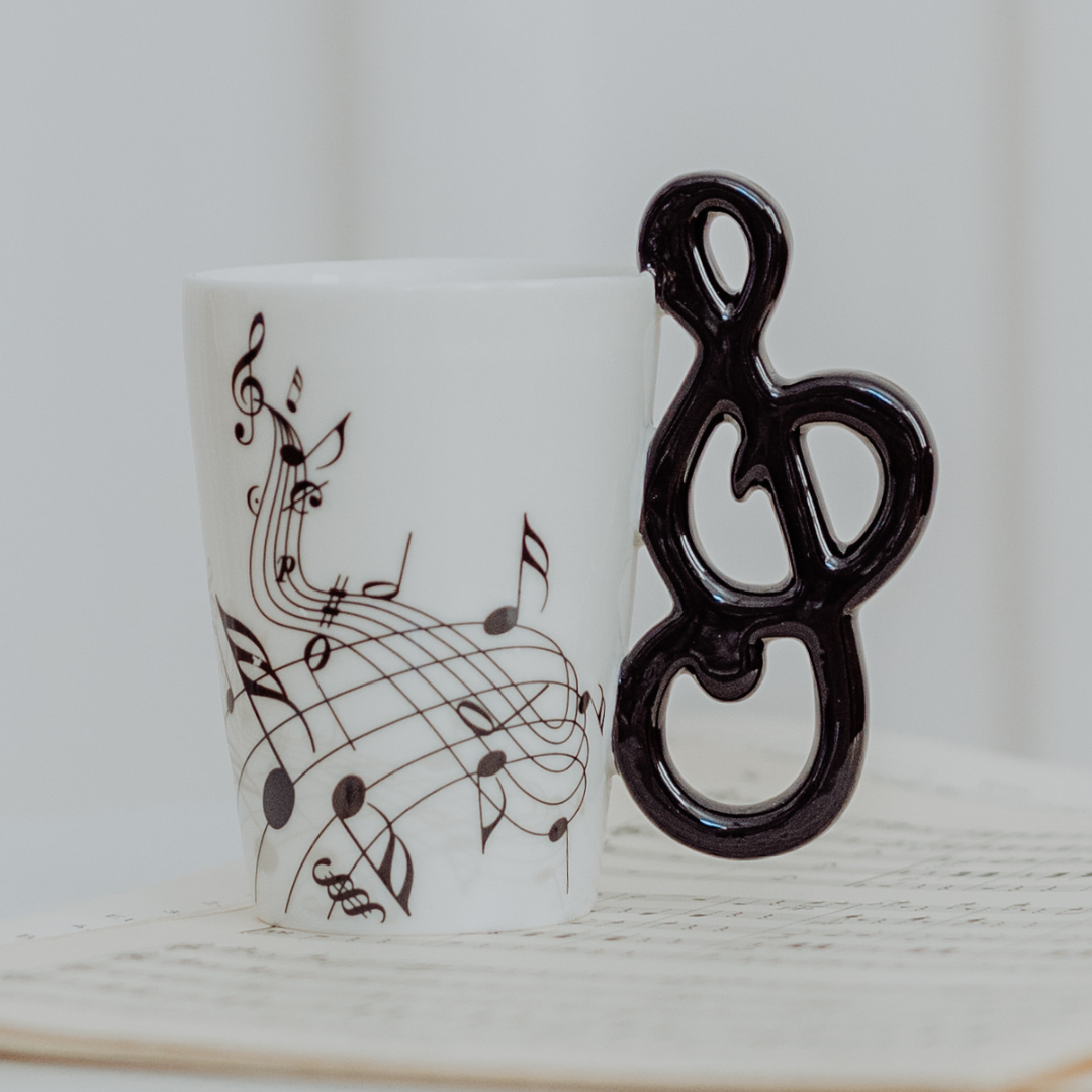 Originelle Tasse – Violinschlüssel