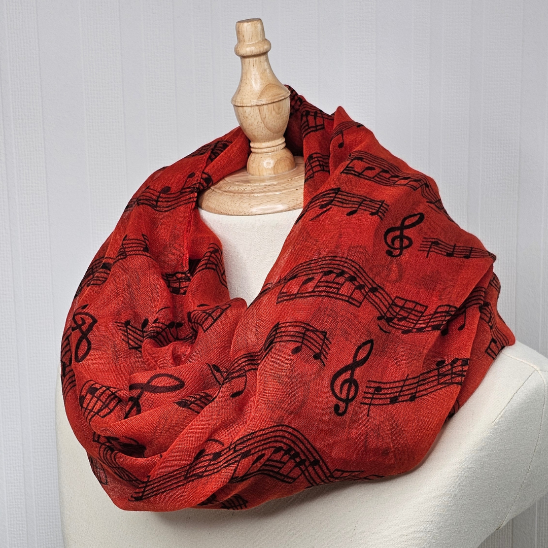 Stilvolle Musiker Loop-Schals