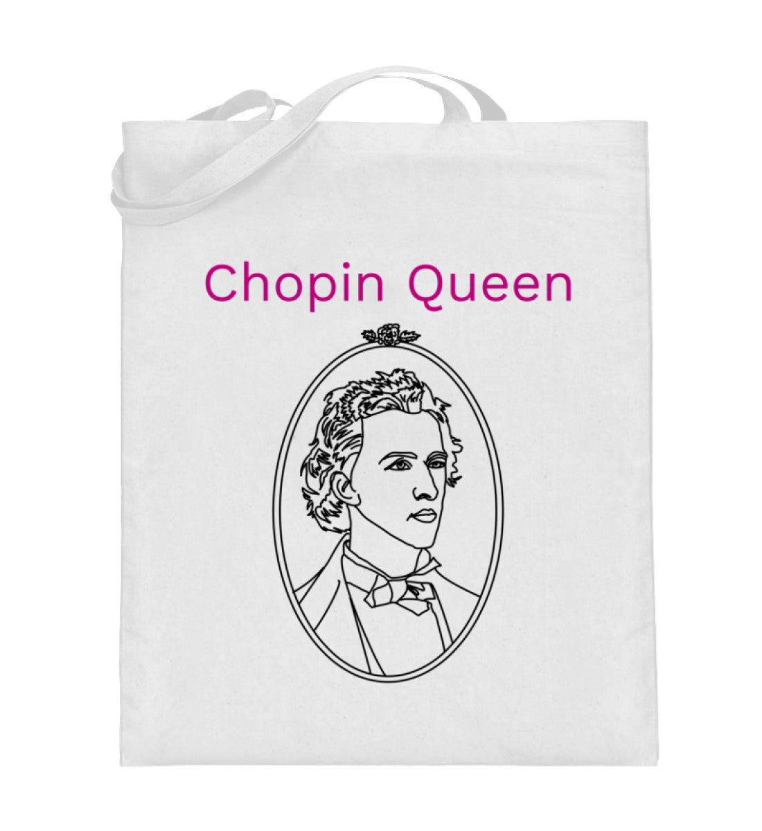 Lustige Notentasche Chopin Queen