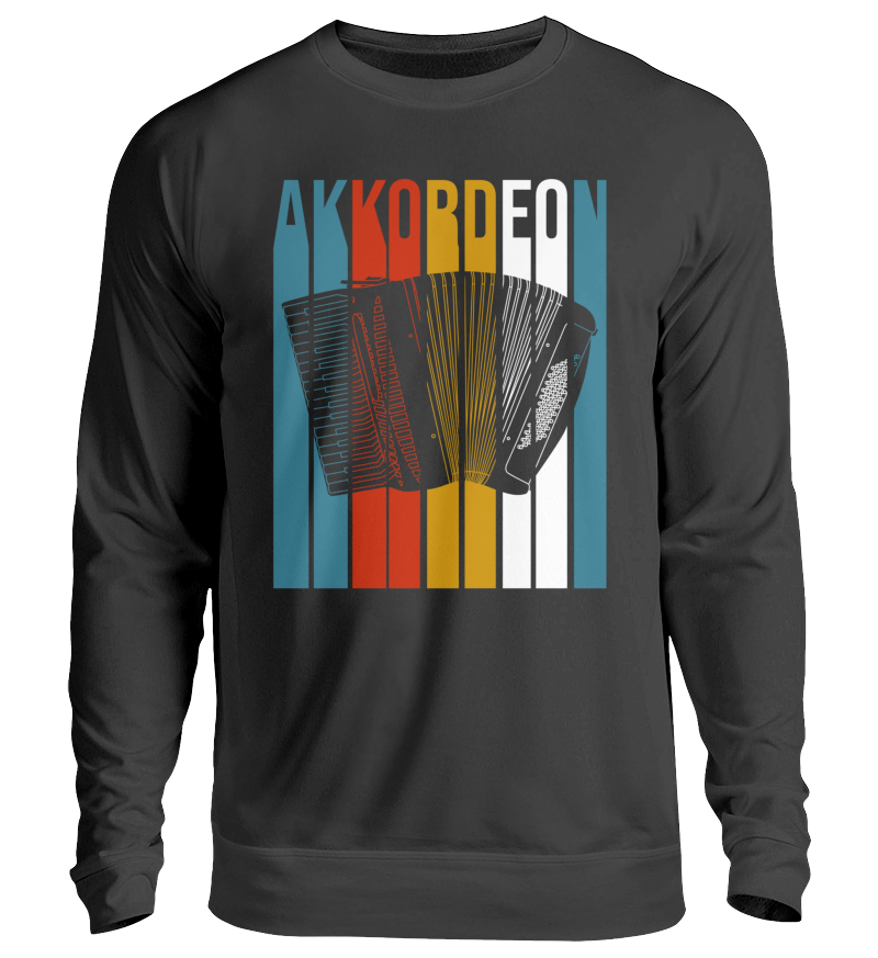 Akkordeon Retro Design – Premium Bio Pullover