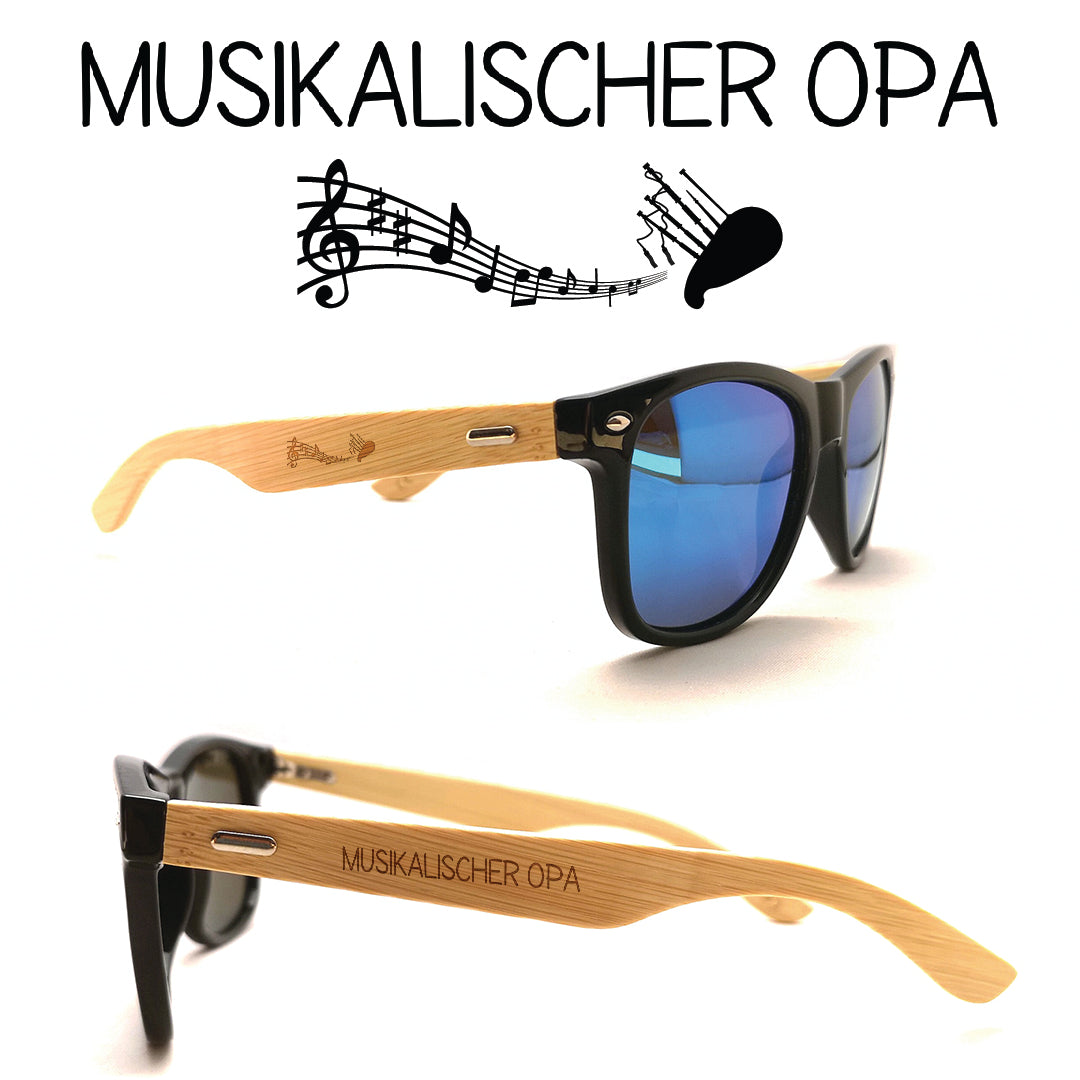 Musiker Sonnenbrillen  Dudelsack Opa