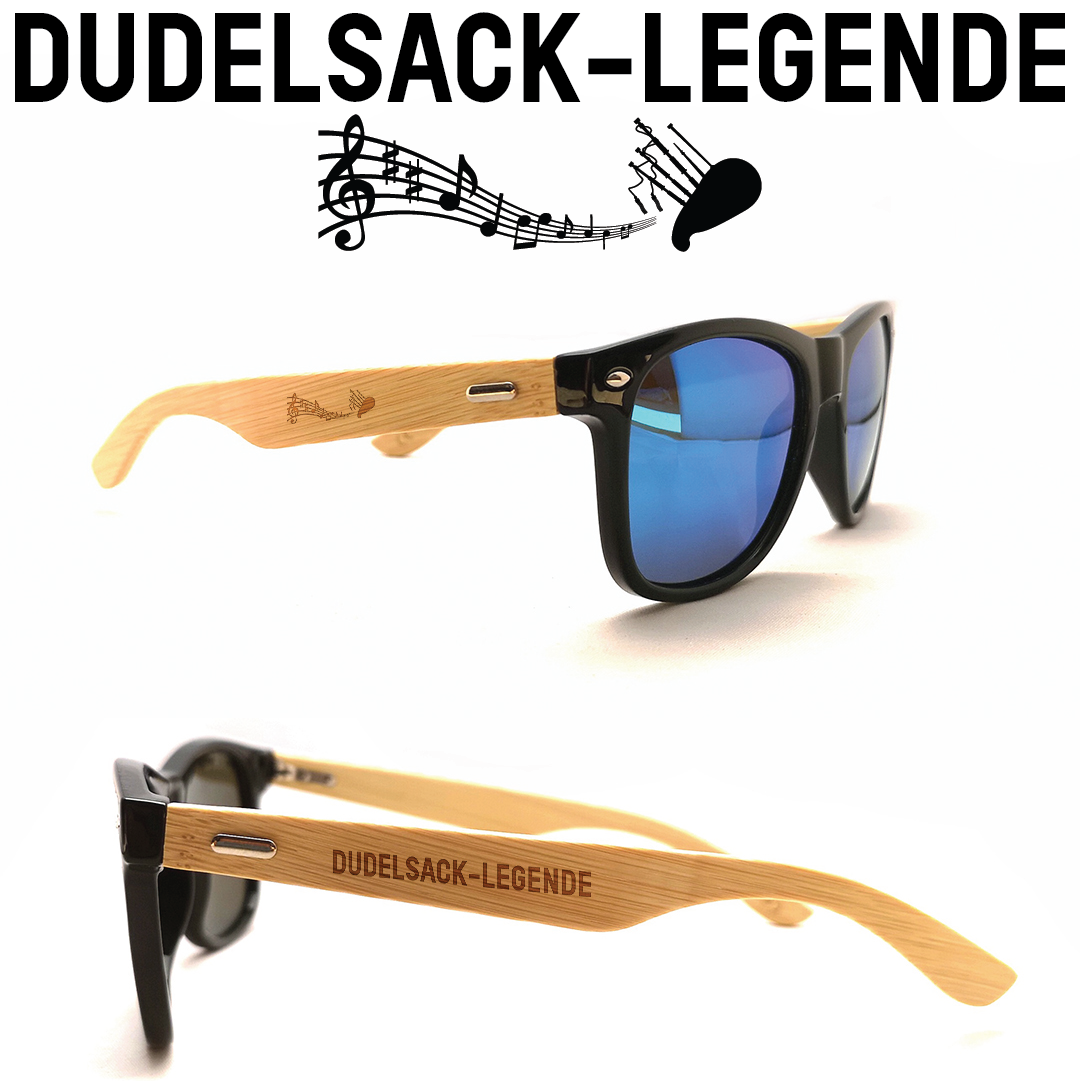 Musiker Sonnenbrillen Dudelsack Legende