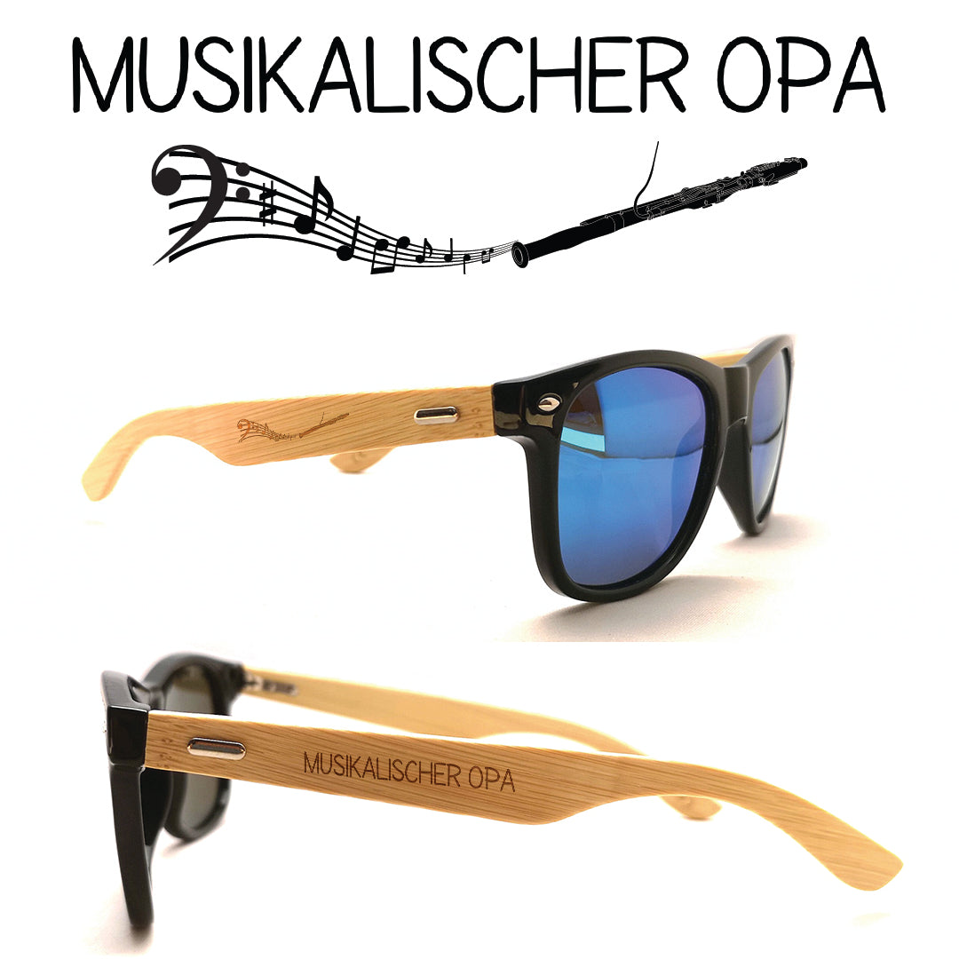 Musiker Sonnenbrillen  Fagott Opa